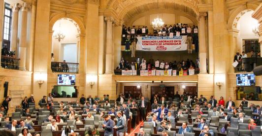 Cámara aprueba reforma laboral parcialmente, pero elimina artículos a favor del campesinado
