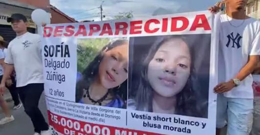 Localizan el cuerpo de Sofía Delgado, niña desaparecida en el Valle del Cauca