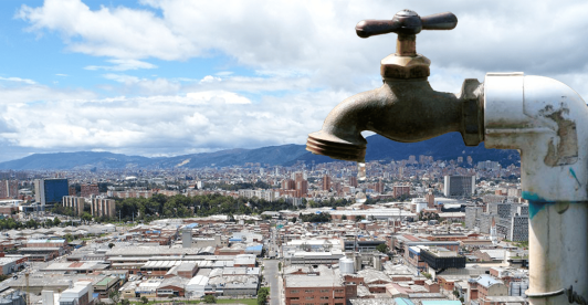 Panorámica de la localidad Puente Aranda