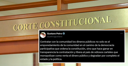 Corte Constitucional y trino del presidente Gustavo Petro