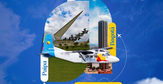 Bogotá-Paipa en 25 minutos: Satena inaugura nueva ruta aérea 