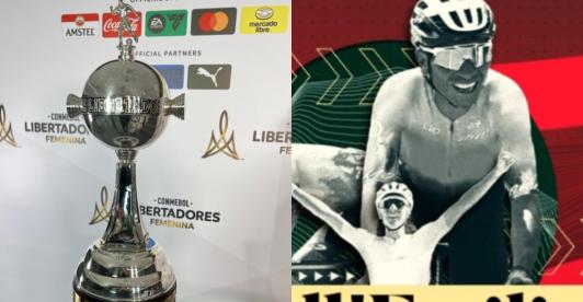 Copa Libertadores Femenina y Giro dell'Emilia. / Fotos: X Libertadores Fem y RTVC.