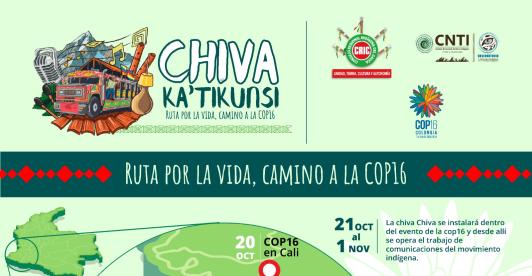 Recorrido de la chiva Ka'tikunsi