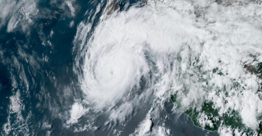 Huracán Milton amenaza a México y La Florida. / Foto: AFP.