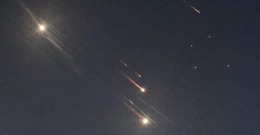 Ataques de Irán a Israel. / Foto: AFP.