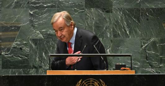 Antonio Guterres, secretario de la ONU. / Foto: AFP.