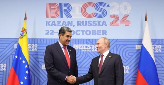 Encuentro entre Nicolás Maduro y Vladímir Putin.