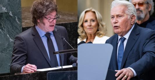 El discurso plagiado de Javier Milei