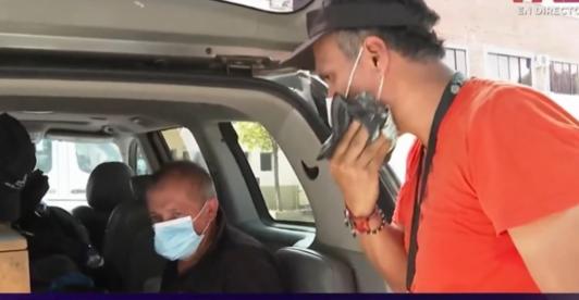Equipo de RTVC Noticias fue víctima de hurto. / Foto: Captura de video.