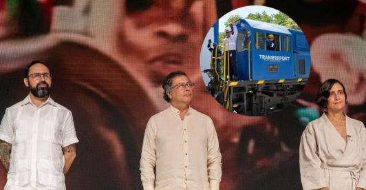 Propuesta de Petro sobre trenes eléctricos en Colombia. / Foto: Presidencia de la República.