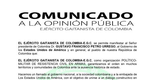 comunicado AGC