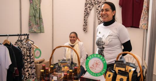 Productos de territorios de paz: miel, sacha inchi y chocolate