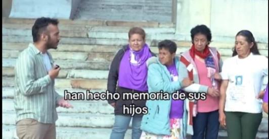 Acto de disculpas públicas a Madres de Soacha. / Foto: Captura de video.