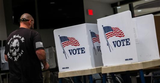 Votaciones y resultados de elecciones en Estados Unidos. / Foto: AFP.