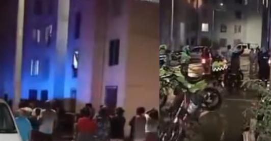 Tragedia en Jamundí: padre lanza a su hija desde un tercer piso y muere linchado