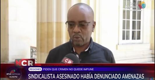Hay consternación en el mundo sindical de Cali por el asesinato de William Molina 