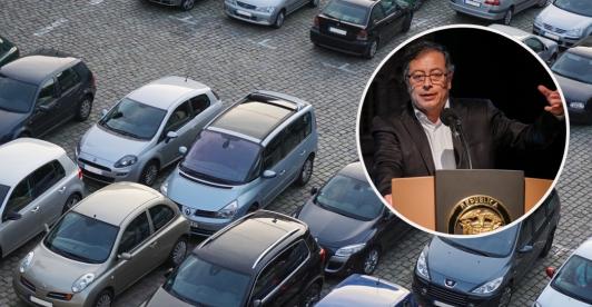 Petro sobre producción de carros eléctricos. / Foto: Freepik y Presidencia de Colombia.