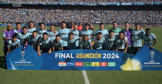 Racing campeón de la Sudamericana. / Foto: AFP.  