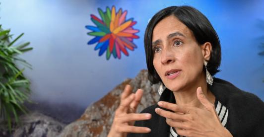 Susana Muhamad según la revista Time. / Foto: AFP.