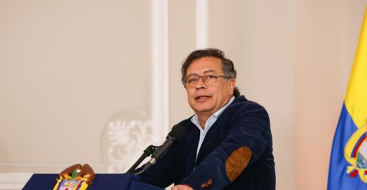 Petro explica por qué buscaría renegociar los TLC con EE.UU y Europa. / Foto: Presidencia de la República.