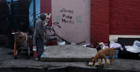 La crisis de los “sin techo” en Buenos Aires