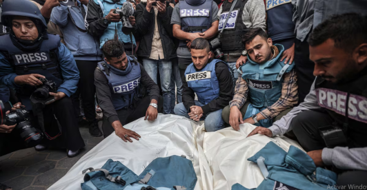 145 periodistas asesinados en Gaza: informe de RSF