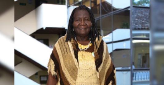 Mary Grueso, poeta y narradora oral afrocolombiana oriunda de Guapí, Cauca