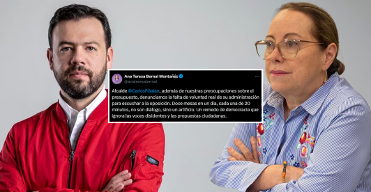 Carlos Fernando Galán y Ana Teresa Bernal sobre presupuesto de Bogotá