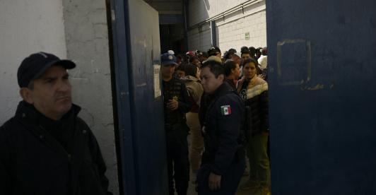 Migrantes piden refugio en México