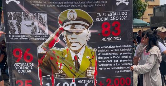Organizaciones sociales y de DDHH rechazan el nombramiento de Zapateiro como asesor de seguridad del Tolima