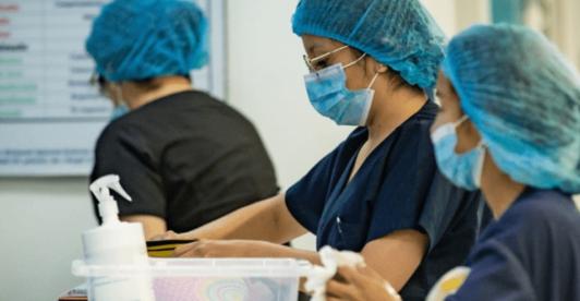 Pico de infecciones respiratorias en Bogotá. / Foto: Secretaría de Salud.