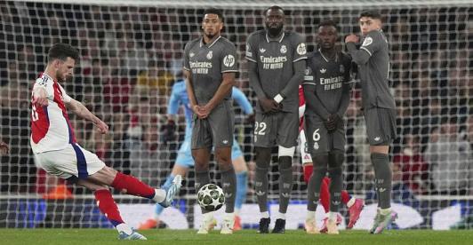 Arsenal vs Real Madrid en Champions Leage