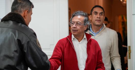 Presidente Gustavo Petro en consejo de Seguridad y Paz.