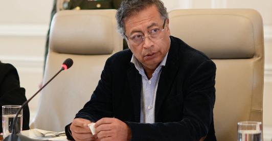 El presidente Petro hizo un llamado al gobierno ecuatoriano a entregar públicamente las actas de cada mesa para su verificación. / Foto: Presidencia de la República.