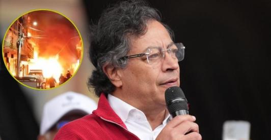Presidente Petro rechaza atentado en La Plata y lo califica como terrorismo por atacar a población civil