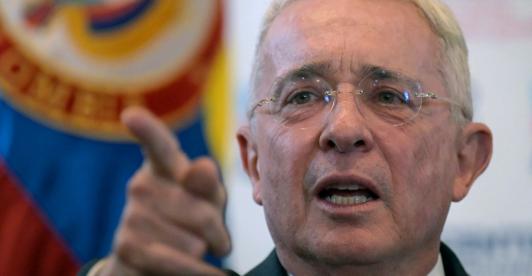 Juicio a Álvaro Uribe Vélez. / Foto: AFP.