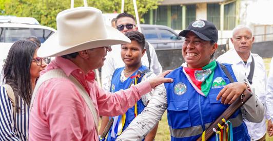 Se trató de una jornada clave para reafirmar los compromisos del Gobierno con esta región históricamente golpeada por la violencia. / Foto: Presidencia de la República.