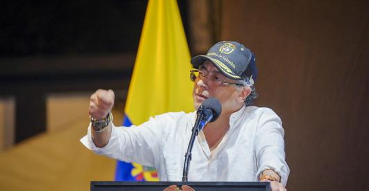 “La reforma pensional fue engavetada siete meses por el señor Iván Name para que se hundiera por tiempo”: presidente Petro. / Foto: Presidencia de la República.