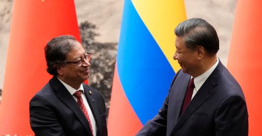 Viaje de Presidente Petro a China. / Foto: AFP.