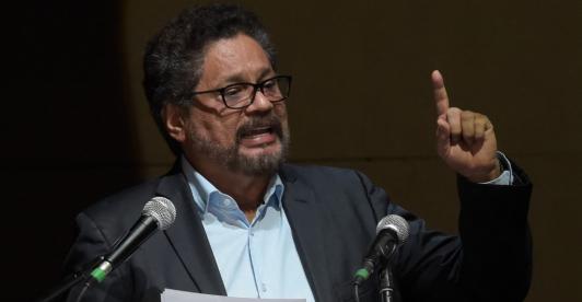 Iván Márquez fue condenado a 40 años de prisión. AFP.