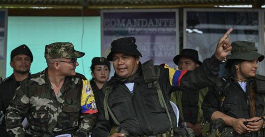 Iván Mordisco y alias "Calarcá"