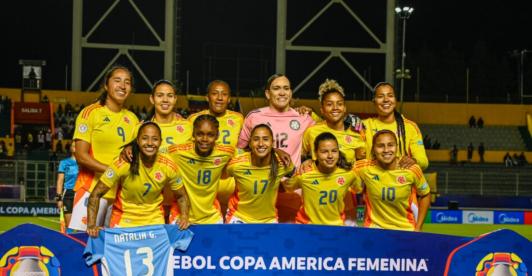 Colombia en la Copa América Femenina. / Foto: FCF.