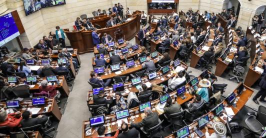 Instalación del Congreso 2025. / Foto: AFP.