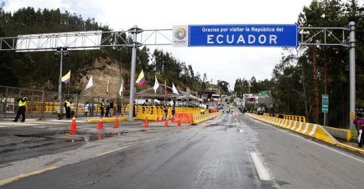 Frontera entre Colombia y Ecuador
