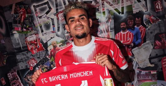 Luis Díaz, fichaje del Bayern. / Foto: X Bayern Múnich.