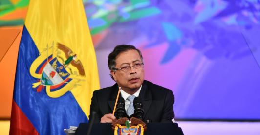 Petro sobre el fallo contra Álvaro Uribe Vélez. / Foto: Presidencia.