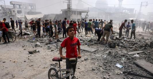 Niño en Gaza