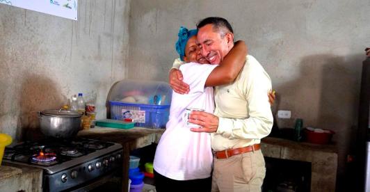 ​El presidente de Ecopetrol, Ricardo Roa, presidió la entrega de las nuevas conexiones de Gas Social en La Guajira. 