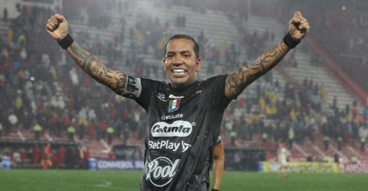 Dayro Moreno, goleador de la Sudamericana. / Foto: AFP.