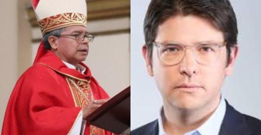 Cardenal Rueda sobre muerte de Miguel Uribe. / Fotos: Vatican News y Senado.